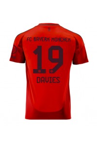 Bayern Munich Alphonso Davies #19 Voetbaltruitje Thuis tenue 2024-25 Korte Mouw